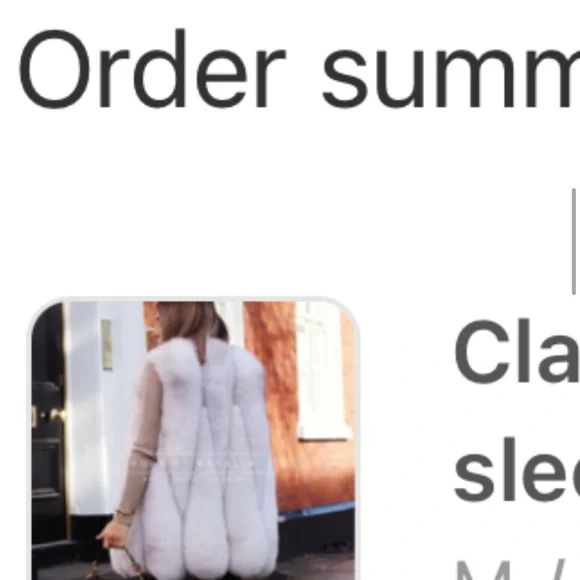 CLASSIC FOX FUR VEST - Picture 12 of 13